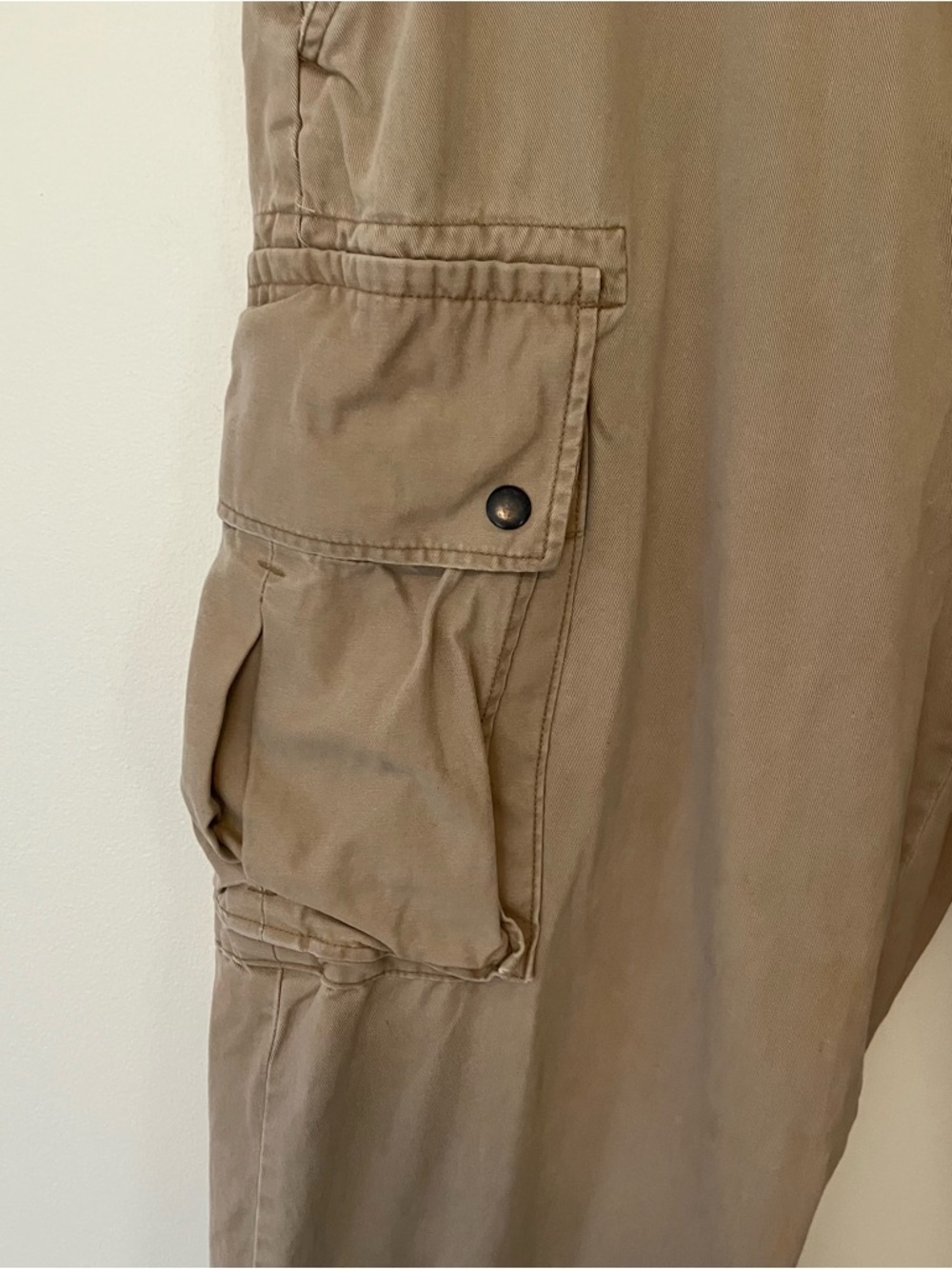 VTG Y2K Polo Ralph Lauren Tan Cargo Pants Polo 67 Chino Size 38x30 90s Read - Picture 2 of 9